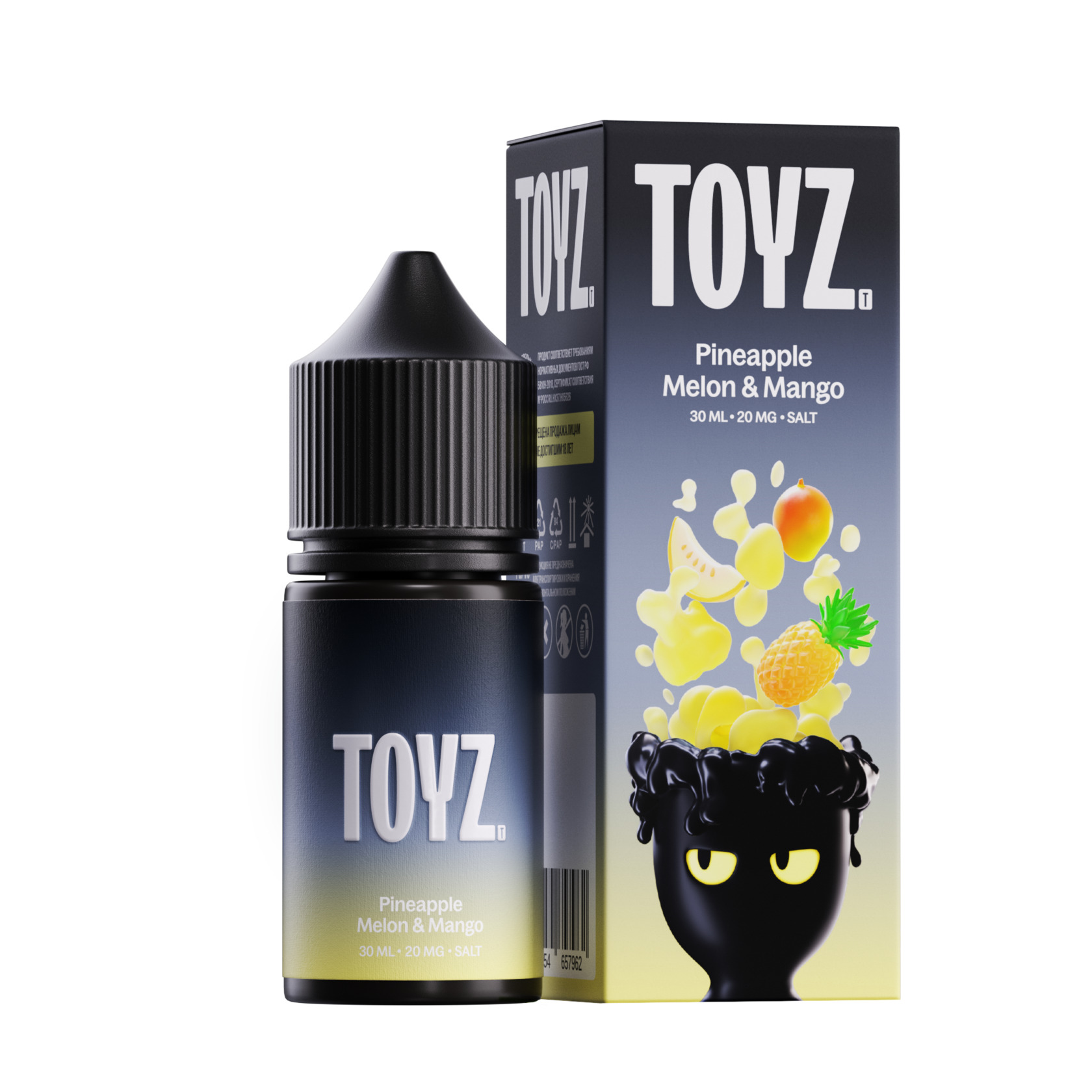 Жидкость ЧЗ Toyz SALT Pineapple melon and mango. фото 1