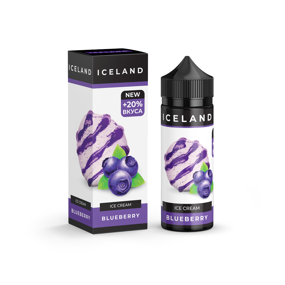 Жидкость Iceland Blueberry. фото 1