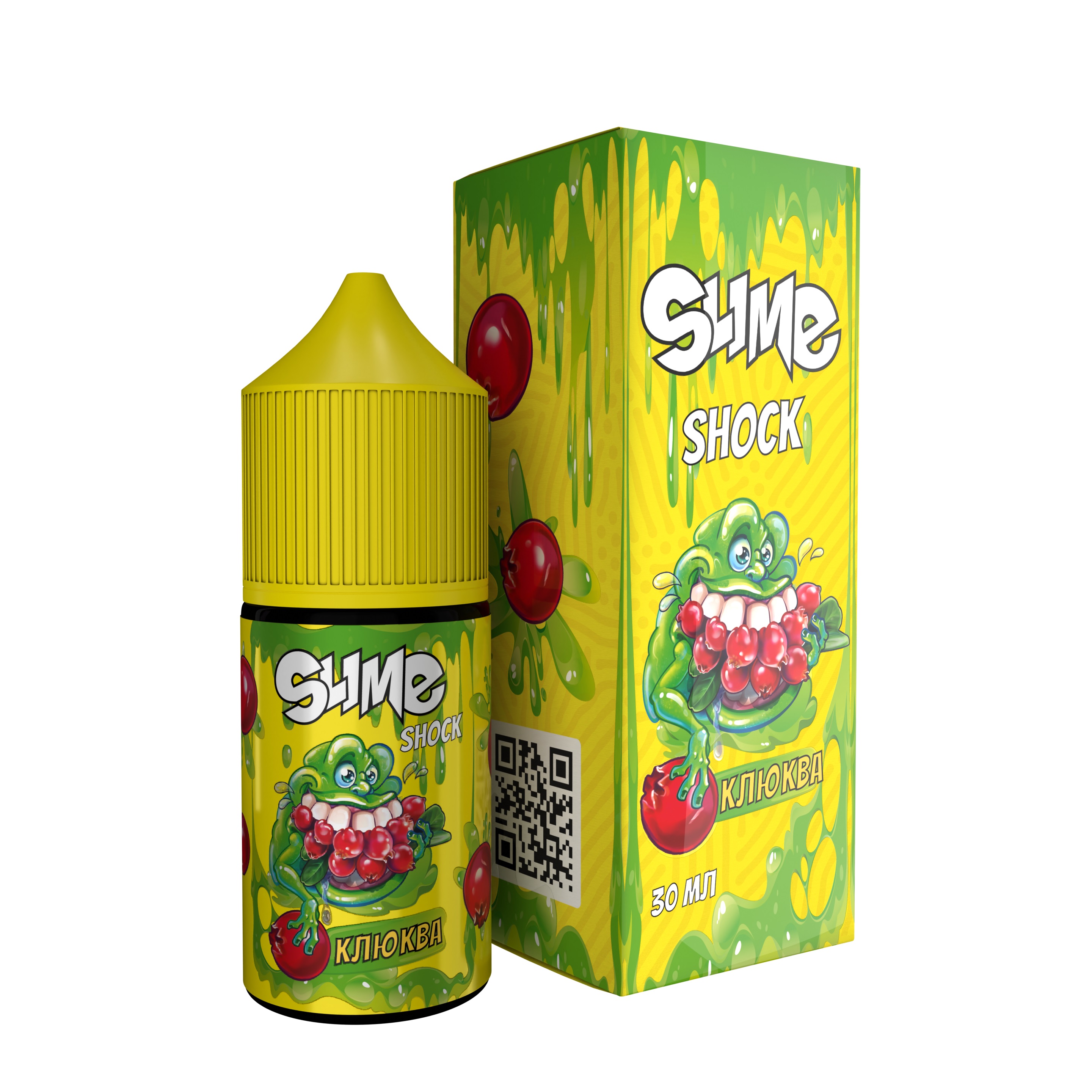Жидкость ЧЗ Slime Shock SALT Клюква. фото 1
