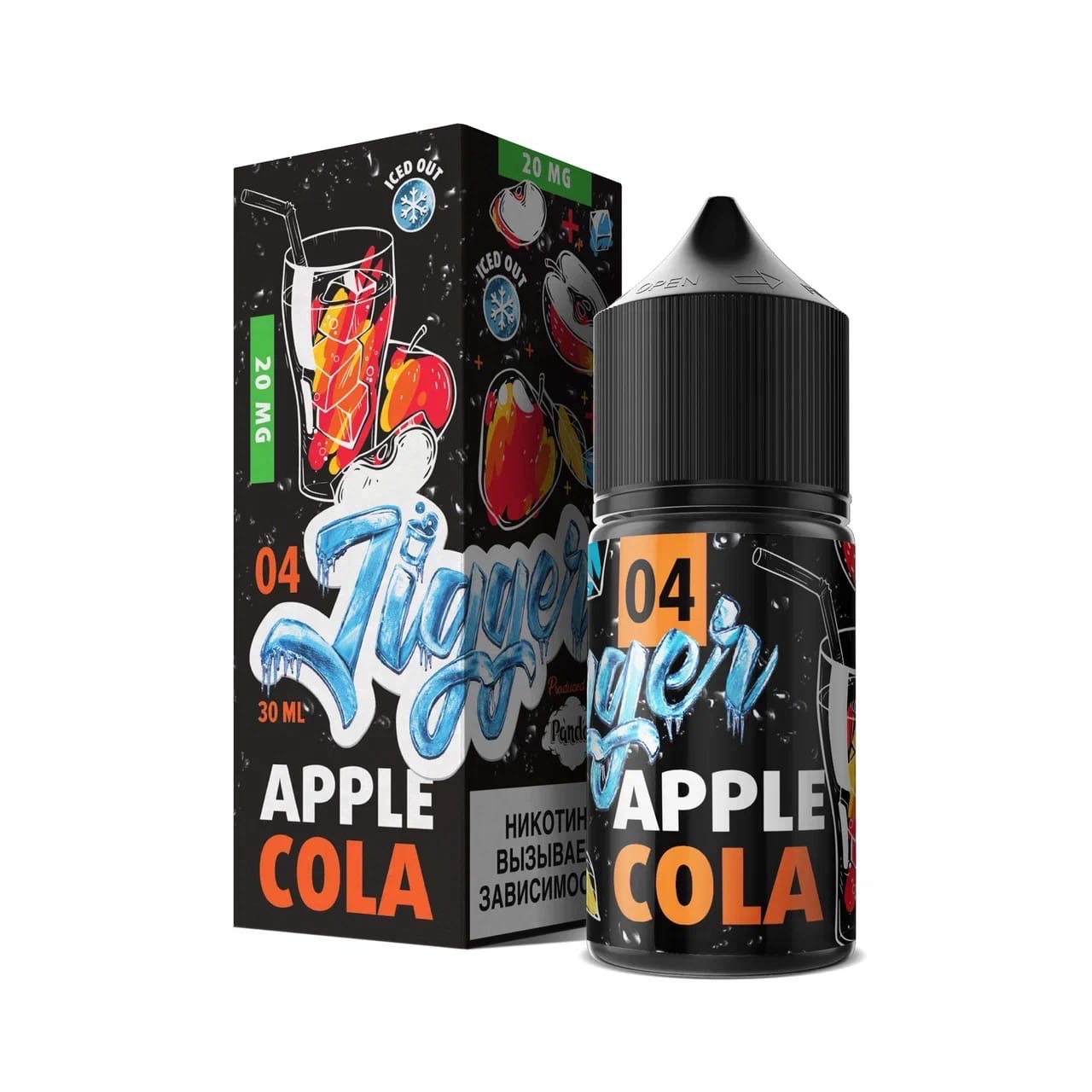 Жидкость Jigger SALT Apple Cola. фото 1