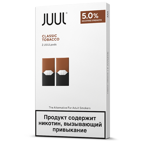 Картридж JUUL, tobacco, 0.7 мл, 2 шт. фото 1