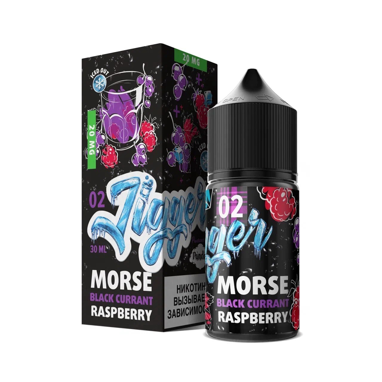 Жидкость ЧЗ Jigger SALT Morse Raspberry & Black Currant. фото 1