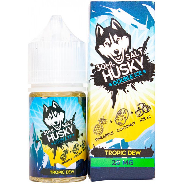 Жидкость ЧЗ HUSKY Double Ice SALT Tropic Dew. фото 1