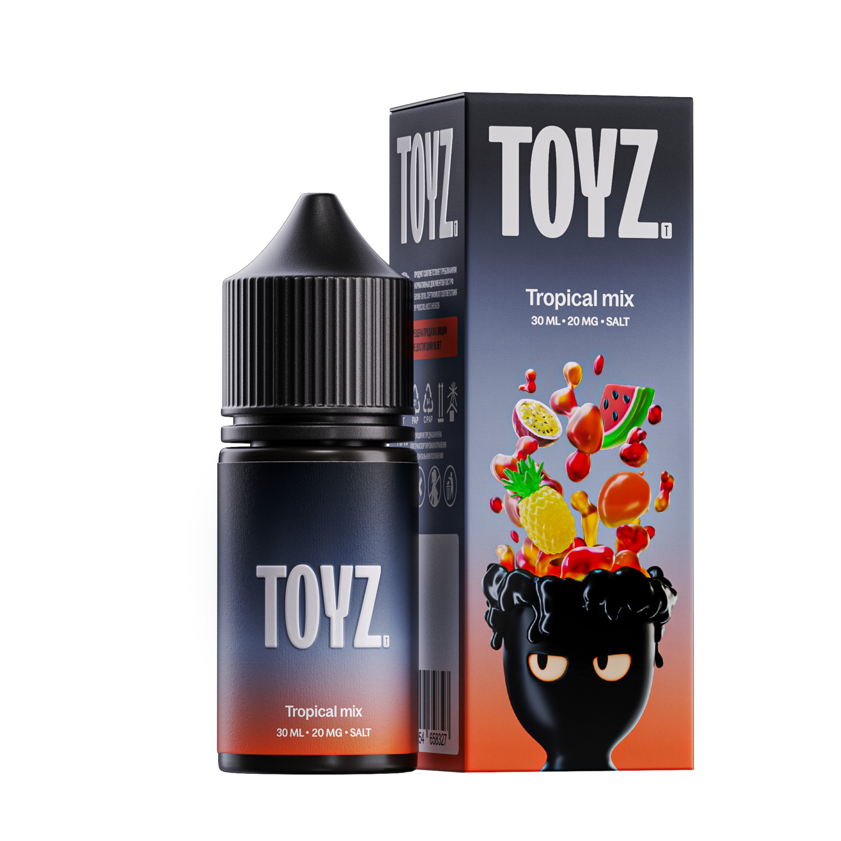 Жидкость ЧЗ Toyz SALT Tropical Mix. фото 1