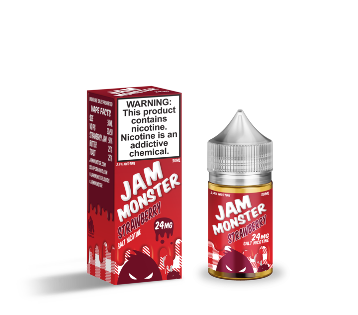 Жидкость Jam Monster SALT Strawberry. фото 2