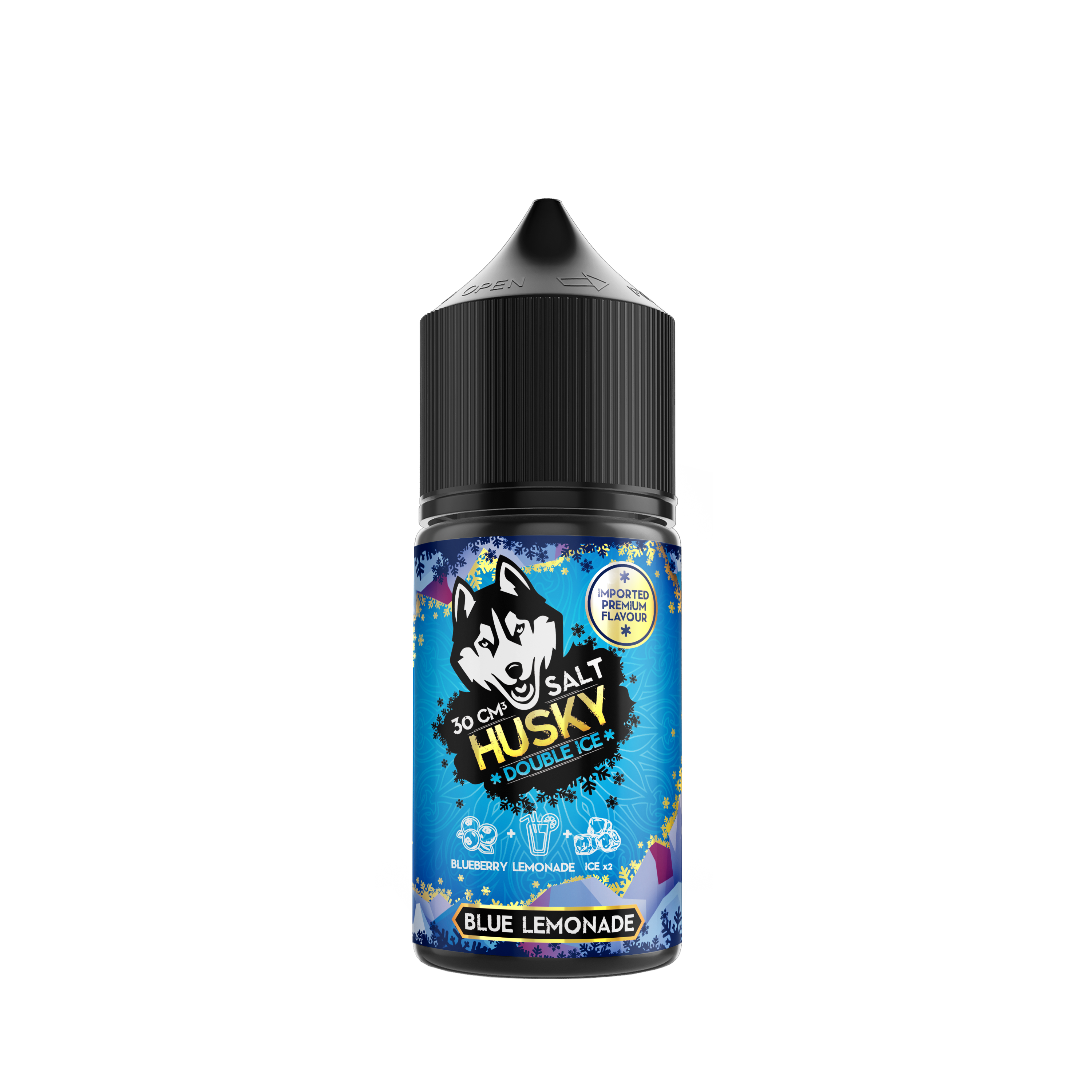 Жидкость ЧЗ HUSKY Double Ice Imported SALT Blue Lemonade. фото 1