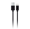 Кабель Borasco USB-Type-C, 1A, 1м, чёрный