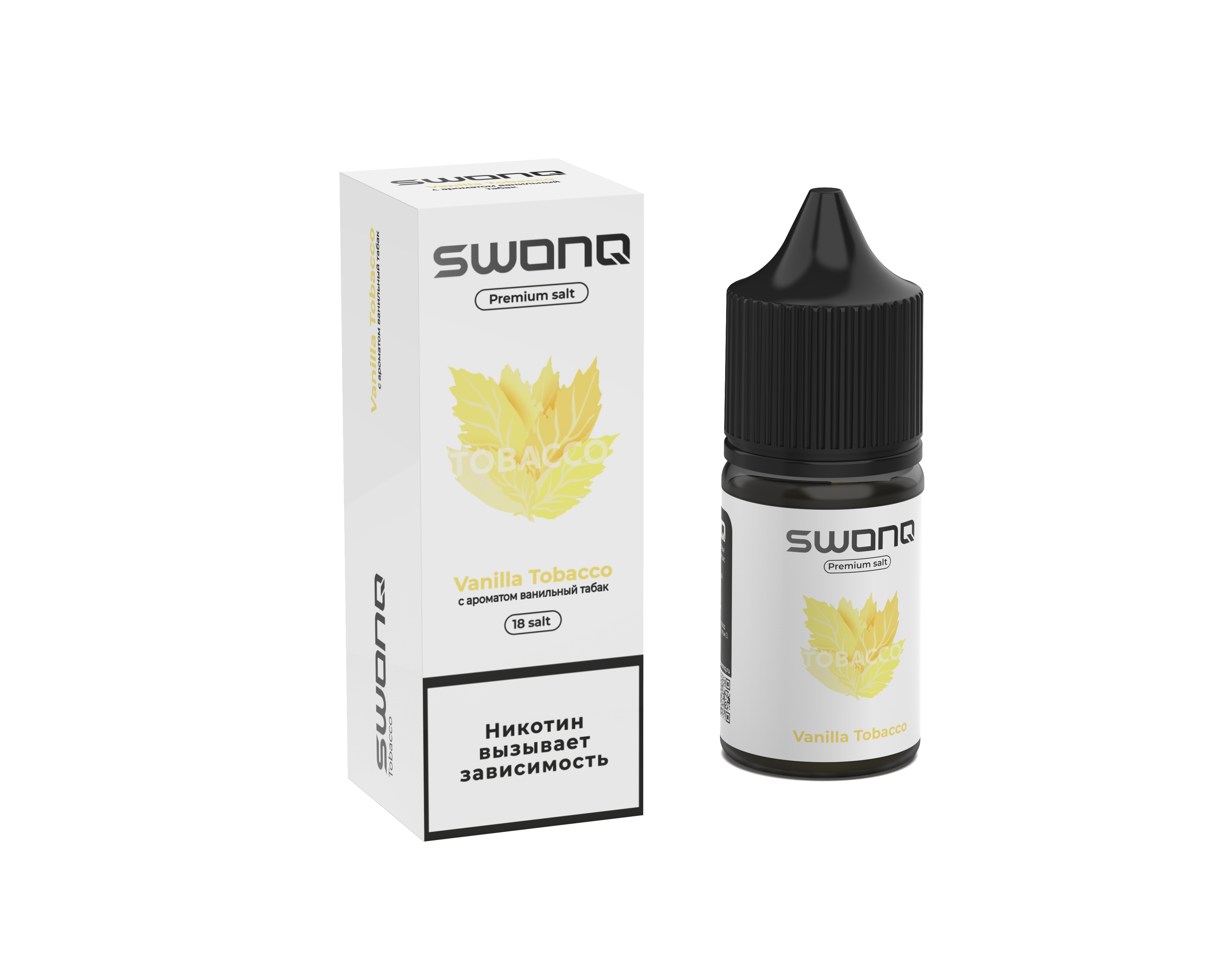 Жидкость ЧЗ Swonq Tobacco SALT Vanilla Tobacco