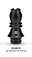 Дрип-тип 510 Kizoku Chess Series Black Bishop